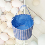 Maxbell Easter Bag Handbag Kids Eggs Hunting Bucket Reusable for Kids Eggs Daily Use Blue