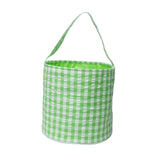 Maxbell Easter Bag Handbag Kids Eggs Hunting Bucket Reusable for Kids Eggs Daily Use Green