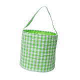 Maxbell Easter Bag Handbag Kids Eggs Hunting Bucket Reusable for Kids Eggs Daily Use Green