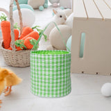 Maxbell Easter Bag Handbag Kids Eggs Hunting Bucket Reusable for Kids Eggs Daily Use Green