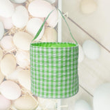 Maxbell Easter Bag Handbag Kids Eggs Hunting Bucket Reusable for Kids Eggs Daily Use Green