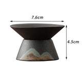 Maxbell Tea Strainer Tea Ceremony Utensils Set Tea Filter for Outdoor Camping Home Black