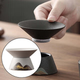 Maxbell Tea Strainer Tea Ceremony Utensils Set Tea Filter for Outdoor Camping Home White