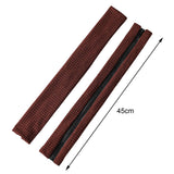 Maxbell 2x Office Chair Armrest protect Cover Removable for Gaming Chair Dark Brown
