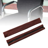 Maxbell 2x Office Chair Armrest protect Cover Removable for Gaming Chair Dark Brown