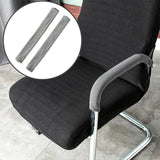 Maxbell 2x Office Chair Armrest protect Cover Removable for Gaming Chair Light Grey