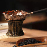 Maxbell Handmade Tea Infuser Filter Kitchen Accessories Kung Fu Tea Set Tea Strainer Stand