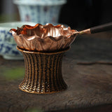 Maxbell Handmade Tea Infuser Filter Kitchen Accessories Kung Fu Tea Set Tea Strainer Stand