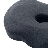 Maxbell Ear Piercing Pillow Small Pillow with Ear Hole for Pressure Relieve Side Sleepers Dark Gray
