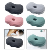 Maxbell Ear Piercing Pillow Small Pillow with Ear Hole for Pressure Relieve Side Sleepers Dark Gray