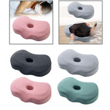 Maxbell Ear Piercing Pillow Small Pillow with Ear Hole for Pressure Relieve Side Sleepers Dark Gray
