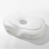 Maxbell Ear Piercing Pillow Small Pillow with Ear Hole for Pressure Relieve Side Sleepers Dark Gray