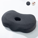 Maxbell Ear Piercing Pillow Small Pillow with Ear Hole for Pressure Relieve Side Sleepers Dark Gray