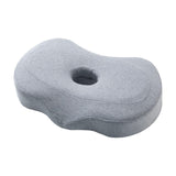 Maxbell Ear Piercing Pillow Small Pillow with Ear Hole for Pressure Relieve Side Sleepers Light Gray