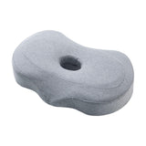 Maxbell Ear Piercing Pillow Small Pillow with Ear Hole for Pressure Relieve Side Sleepers Light Gray