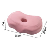 Maxbell Ear Piercing Pillow Small Pillow with Ear Hole for Pressure Relieve Side Sleepers Pink