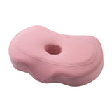 Maxbell Ear Piercing Pillow Small Pillow with Ear Hole for Pressure Relieve Side Sleepers Pink