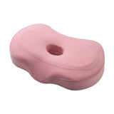 Maxbell Ear Piercing Pillow Small Pillow with Ear Hole for Pressure Relieve Side Sleepers Pink