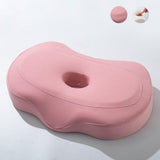Maxbell Ear Piercing Pillow Small Pillow with Ear Hole for Pressure Relieve Side Sleepers Pink