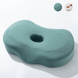 Maxbell Ear Piercing Pillow Small Pillow with Ear Hole for Pressure Relieve Side Sleepers Green