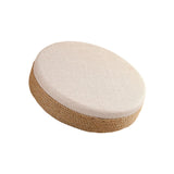 Maxbell Round Seat Cushion Seat Pad Ottoman Tatami Pouf Mat for Balcony Dining Room White