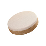 Maxbell Round Seat Cushion Seat Pad Ottoman Tatami Pouf Mat for Balcony Dining Room White