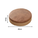 Maxbell Round Seat Cushion Seat Pad Ottoman Tatami Pouf Mat for Balcony Dining Room Brown