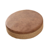 Maxbell Round Seat Cushion Seat Pad Ottoman Tatami Pouf Mat for Balcony Dining Room Brown