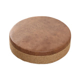 Maxbell Round Seat Cushion Seat Pad Ottoman Tatami Pouf Mat for Balcony Dining Room Brown