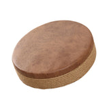 Maxbell Round Seat Cushion Seat Pad Ottoman Tatami Pouf Mat for Balcony Dining Room Brown