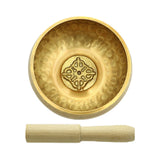 Maxbell Singing Bowl Set Craft Beautiful Sound Copper for Tabletop Yoga Meditation without Ring Cushion