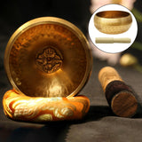 Maxbell Singing Bowl Set Craft Beautiful Sound Copper for Tabletop Yoga Meditation without Ring Cushion