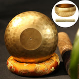 Maxbell Singing Bowl Set Craft Beautiful Sound Copper for Tabletop Yoga Meditation without Ring Cushion