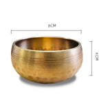 Maxbell Singing Bowl Set Craft Beautiful Sound Copper for Tabletop Yoga Meditation with Ring Cushion