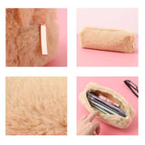 Maxbell Portable Pencil Case Pen Bag Stationery Organizer for Teen Children Kids Khaki