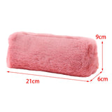 Maxbell Portable Pencil Case Pen Bag Stationery Organizer for Teen Children Kids Bean Pink