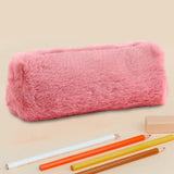 Maxbell Portable Pencil Case Pen Bag Stationery Organizer for Teen Children Kids Bean Pink