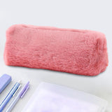 Maxbell Portable Pencil Case Pen Bag Stationery Organizer for Teen Children Kids Bean Pink