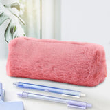 Maxbell Portable Pencil Case Pen Bag Stationery Organizer for Teen Children Kids Bean Pink