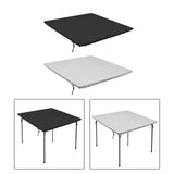 Maxbell Washable Stretchable Table Tablecloth for Holiday Dinner Decoration Black