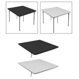 Maxbell Washable Stretchable Table Tablecloth for Holiday Dinner Decoration Black