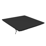 Maxbell Washable Stretchable Table Tablecloth for Holiday Dinner Decoration Black