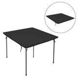Maxbell Washable Stretchable Table Tablecloth for Holiday Dinner Decoration Black