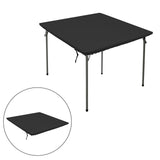 Maxbell Washable Stretchable Table Tablecloth for Holiday Dinner Decoration Black