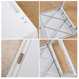 Maxbell Computer Desks Laptop lap Table for Dormitory Eating Breakfast Reading White