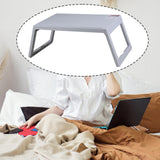 Maxbell Computer Desks Laptop lap Table for Dormitory Eating Breakfast Reading Gray