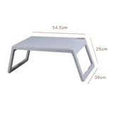 Maxbell Computer Desks Laptop lap Table for Dormitory Eating Breakfast Reading Gray