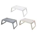 Maxbell Laptop Desk lap Tray Table Folding Laptop Table for Carpet Working White