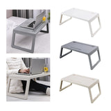 Maxbell Laptop Desk lap Tray Table Folding Laptop Table for Carpet Working White