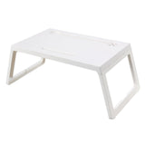 Maxbell Laptop Desk lap Tray Table Folding Laptop Table for Carpet Working White